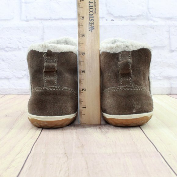 LL Bean Brown Suede Fleece Lined Mountain Slipper Moc Boot Size 7 M - Picture 9 of 10